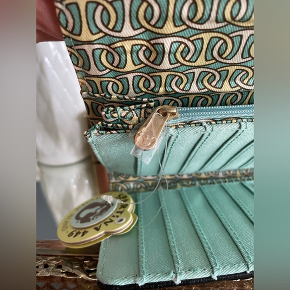 Spartina 449 Ebony Bamboo Chic Wallet - NEW - Picture 5 of 8